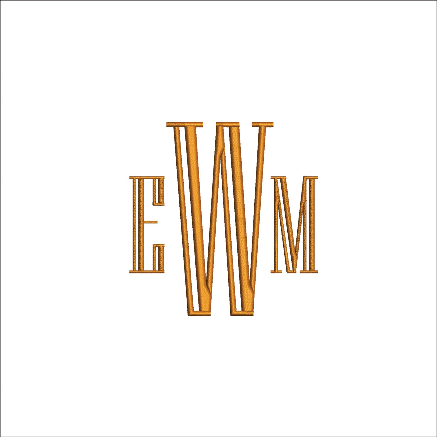 EMBROIDERY FONTS- Niagara Font Digital Machine Embroidery File-Download- 3 SIZES