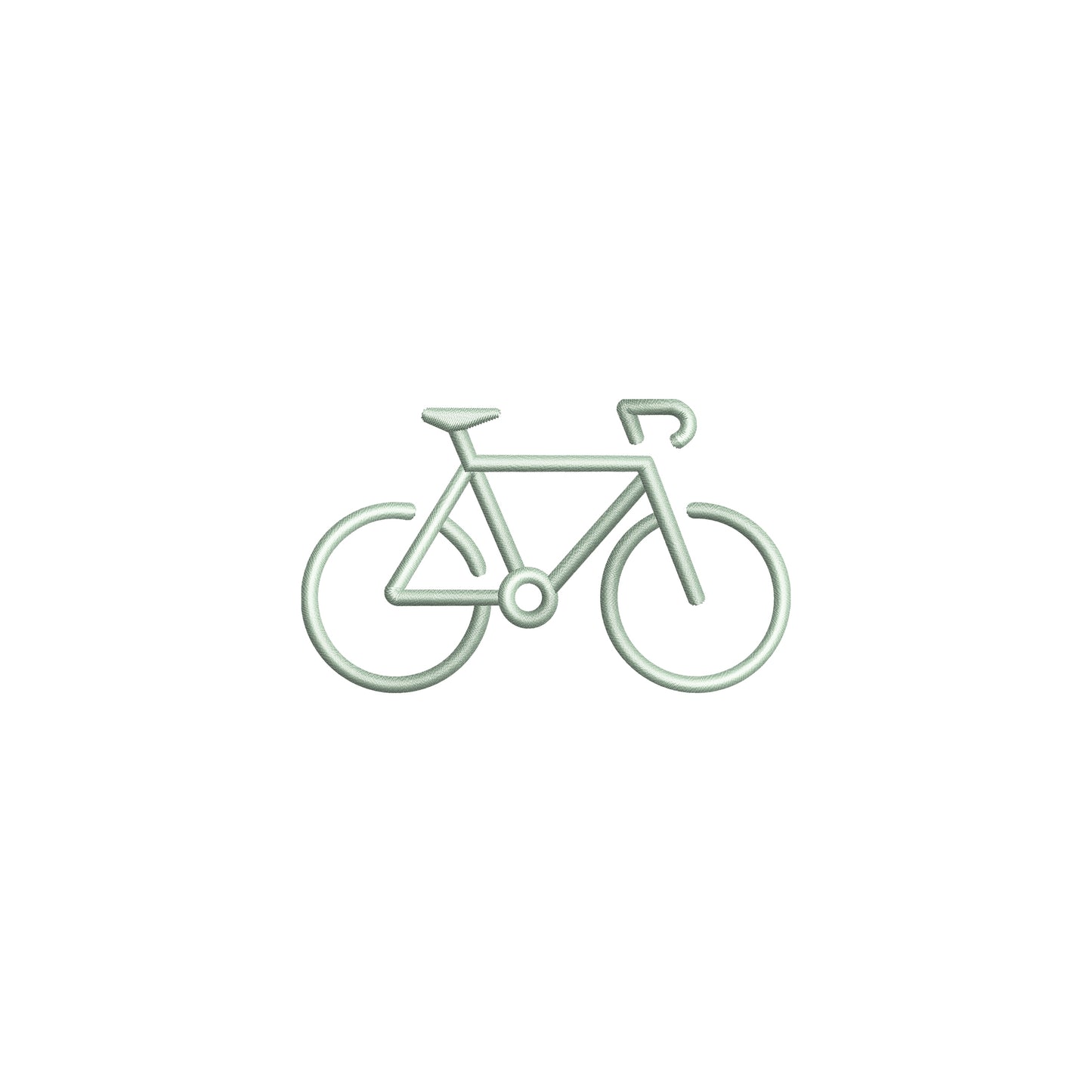 Minimal Bike Outline Digital Machine Embroidery File- Baby Lee Digital Design-Instant Download- 5 SIZES-DST, PES, JAN, JEF, EXP, SEW, ART, PES, VP3, HUS, PCS, XXX, PEC