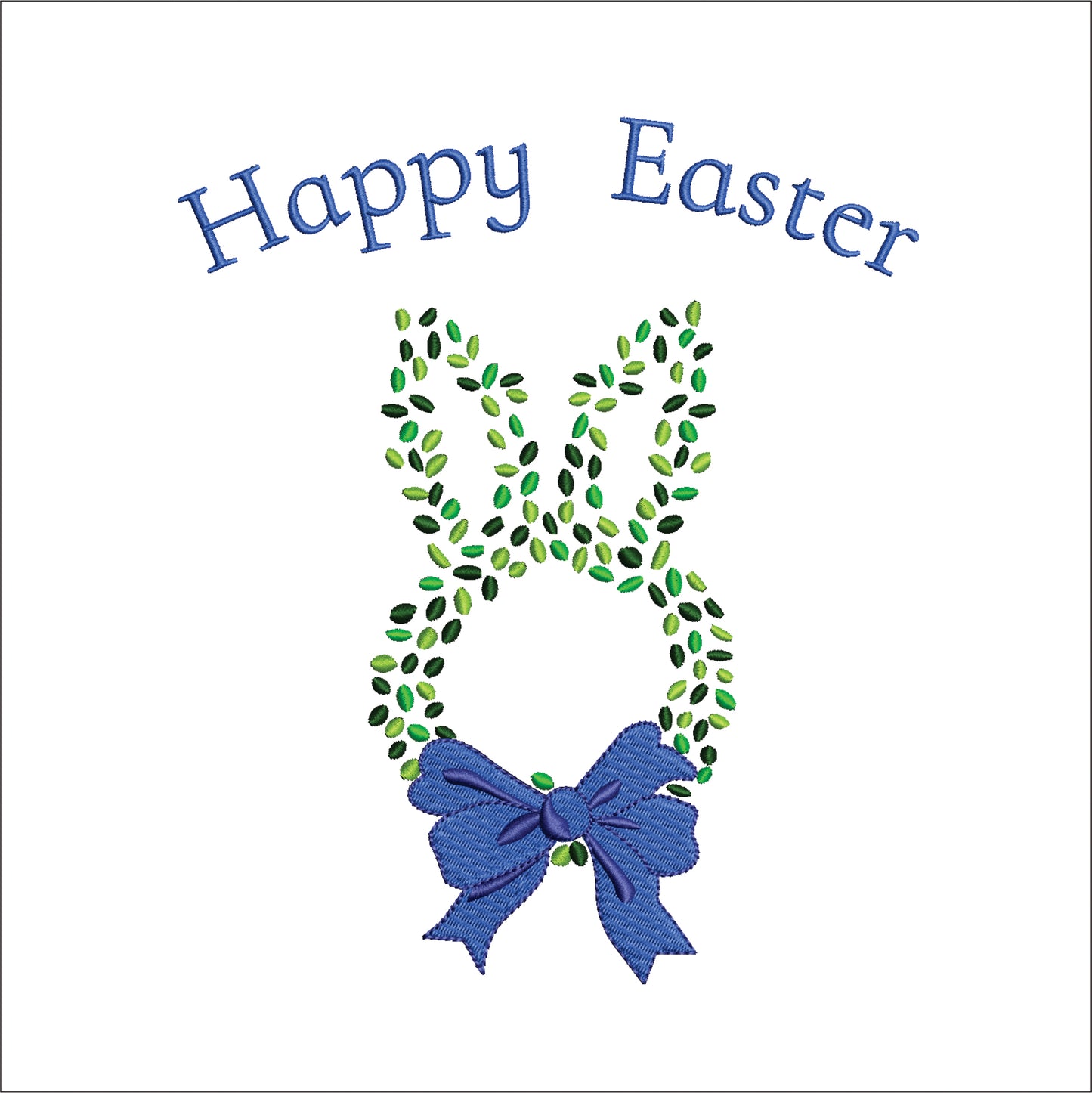 Bunny Shaped Chinoiserie Topiary Plant Digital Machine Embroidery File- Baby Lee Digital Design-Instant Download- 6 SIZES-DST, JAN, JEF, SEW, EXP, ART, PES, VP3, HUS, PCS, XXX, DGT, and PEC.