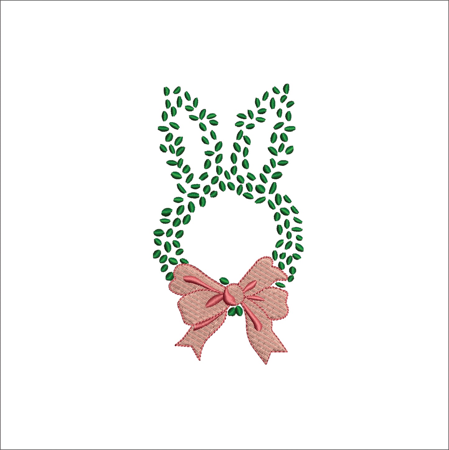 Bunny Shaped Chinoiserie Topiary Plant Digital Machine Embroidery File- Baby Lee Digital Design-Instant Download- 6 SIZES-DST, JAN, JEF, SEW, EXP, ART, PES, VP3, HUS, PCS, XXX, DGT, and PEC.