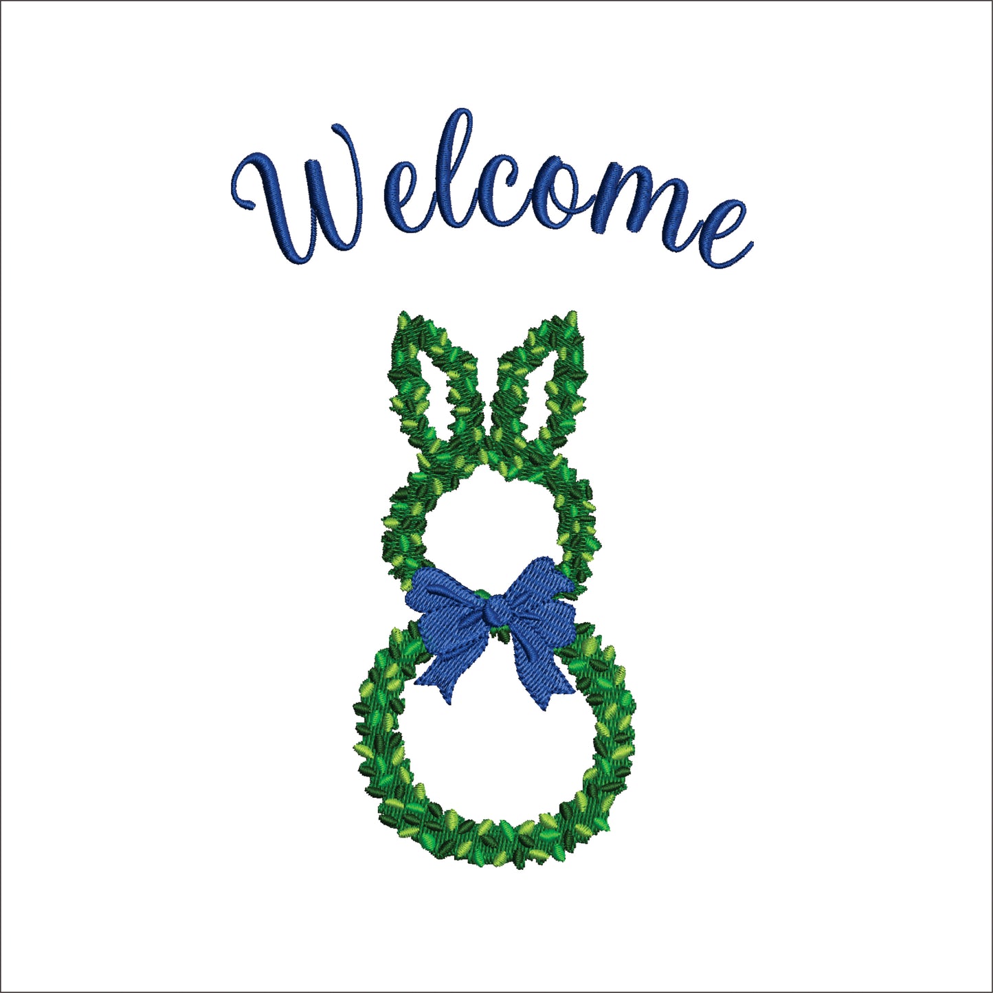 Bunny Shaped Chinoiserie Topiary Plant  Digital Machine Embroidery File- Baby Lee Digital Design-Instant Download- 4 SIZES-DST, PES, JAN, JEF, EXP, SEW, ART, PES, VP3, HUS, PCS, XXX, PEC