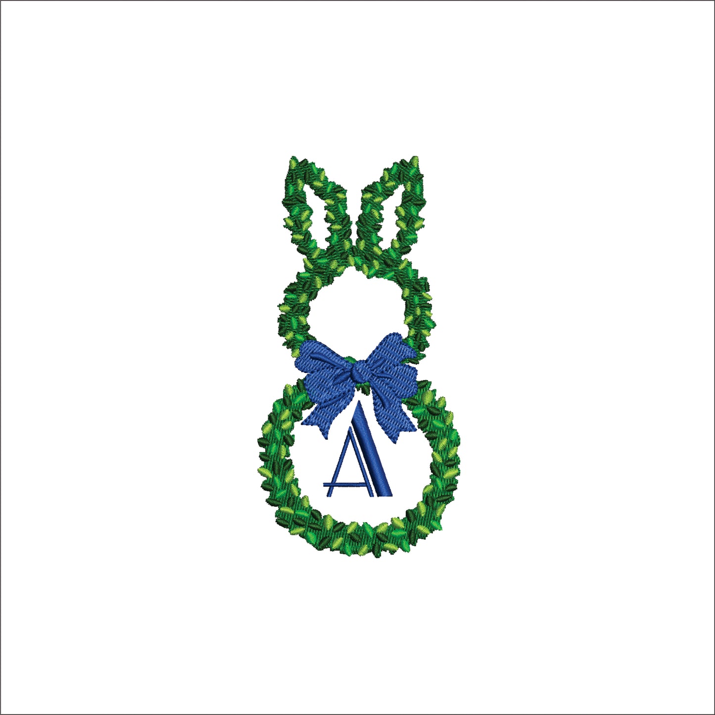 Bunny Shaped Chinoiserie Topiary Plant  Digital Machine Embroidery File- Baby Lee Digital Design-Instant Download- 4 SIZES-DST, PES, JAN, JEF, EXP, SEW, ART, PES, VP3, HUS, PCS, XXX, PEC