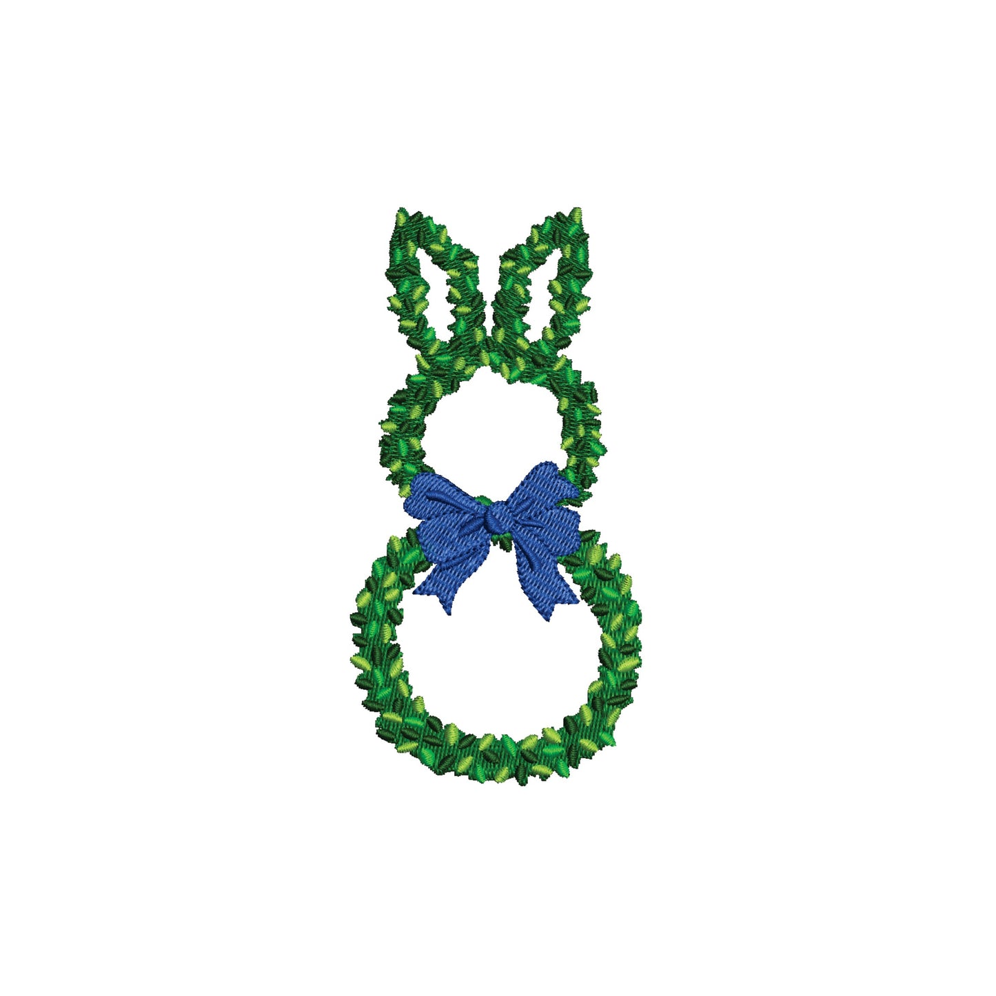 Bunny Shaped Chinoiserie Topiary Plant  Digital Machine Embroidery File- Baby Lee Digital Design-Instant Download- 4 SIZES-DST, PES, JAN, JEF, EXP, SEW, ART, PES, VP3, HUS, PCS, XXX, PEC