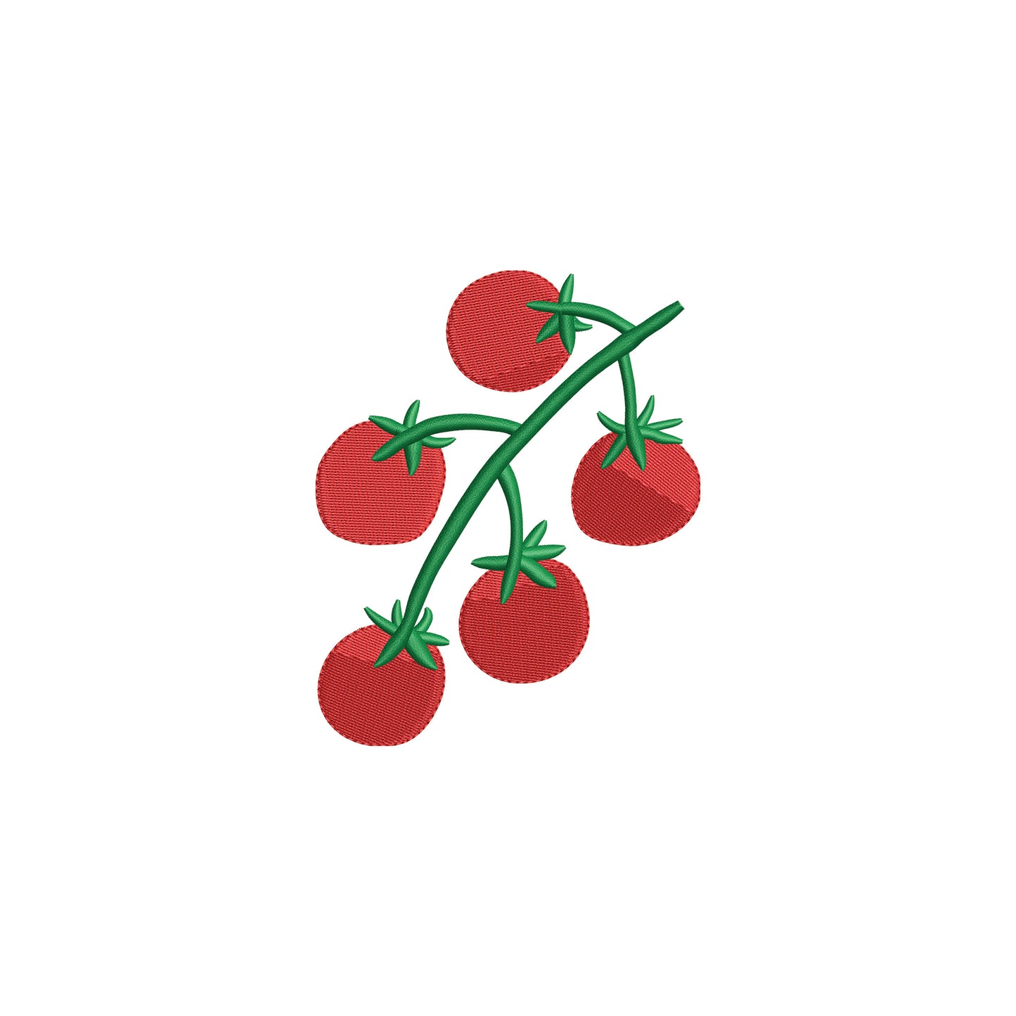 Cute Hand Drawn Tomatoes Digital Machine Embroidery File- Instant Download- Baby Lee Digital Design-5 SIZE- DST, PES, JAN, JEF, EXP, SEW, ART, PES, VP3, HUS, PCS, XXX, PEC