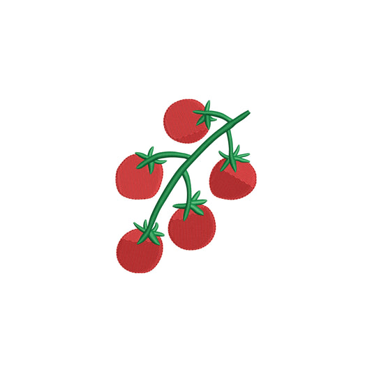 Cute Hand Drawn Tomatoes Digital Machine Embroidery File- Instant Download- Baby Lee Digital Design-5 SIZE- DST, PES, JAN, JEF, EXP, SEW, ART, PES, VP3, HUS, PCS, XXX, PEC