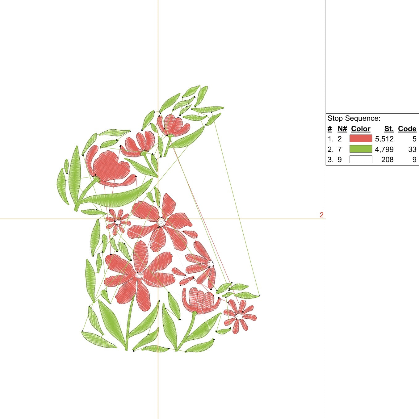 Easter Floral Bunny Shape Digital Machine Embroidery File- Baby Lee Embroidery Design- Instant Download- 5 SIZES-DST, PES, JAN, JEF, EXP, SEW, ART, PES, VP3, HUS, PCS, XXX, PEC